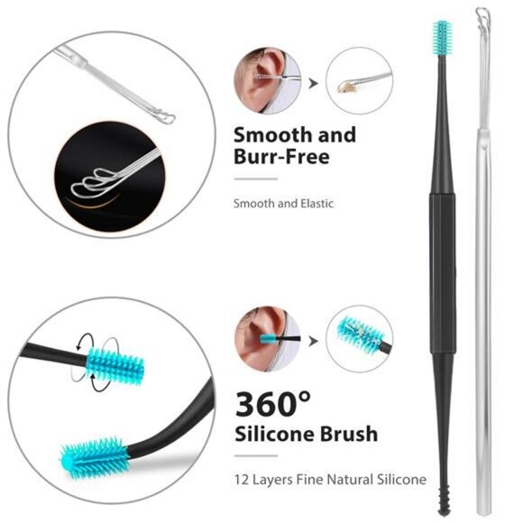 Ear Vacuum Wax Remover Tool - 5 Levels Strong Suction, Silicone Tip - Picture 5 of 7